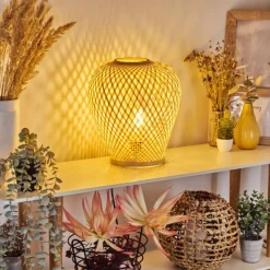 Luminaires Orientaux-hofstein Lampe de table Alavi Écru, 1 lumière