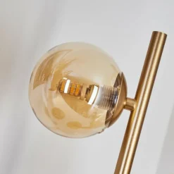 hofstein Lampe de table Alden Laiton, 2 lumières