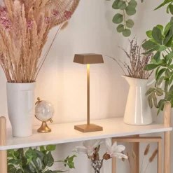 hofstein Lampe de table Algeraz LED Laiton, 1 lumière