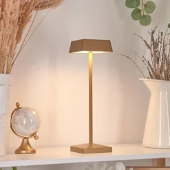 hofstein Lampe de table Algeraz LED Laiton, 1 lumière