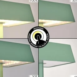 hofstein Lampe de table Algeraz LED Vert, 1 lumière