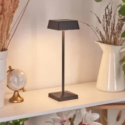 hofstein Lampe de table Algeraz LED Noir, 1 lumière