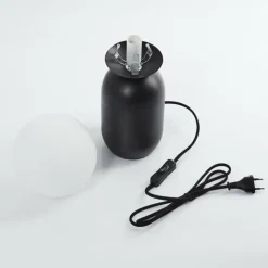 hofstein Lampe de table Alolas Gris, 1 lumière