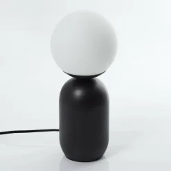 hofstein Lampe de table Alolas Gris, 1 lumière