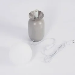 hofstein Lampe de table Alolas Gris, 1 lumière