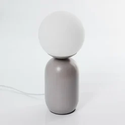 hofstein Lampe de table Alolas Gris, 1 lumière