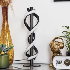 hofstein Lampe de table Alvarim LED Noir, 1 lumière