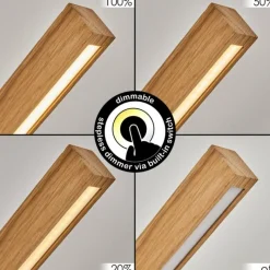 Luminaires Scandinaves-hofstein Lampe de table Anga LED Chrome, Écru, 1 lumière