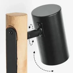 Luminaires Scandinaves-hofstein Lampe de table Arbrentin Écru, Noir, 1 lumière