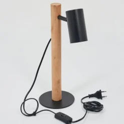 Luminaires Scandinaves-hofstein Lampe de table Arbrentin Écru, Noir, 1 lumière