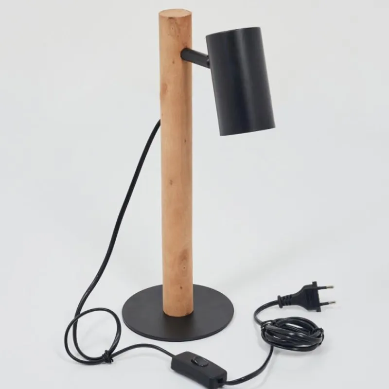 Luminaires Scandinaves-hofstein Lampe de table Arbrentin Écru, Noir, 1 lumière