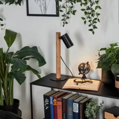 Luminaires Scandinaves-hofstein Lampe de table Arbrentin Écru, Noir, 1 lumière