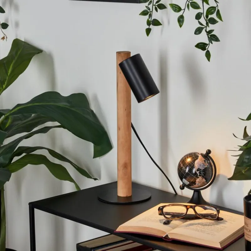 Luminaires Scandinaves-hofstein Lampe de table Arbrentin Écru, Noir, 1 lumière