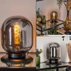 Suspension Verre Fumé-hofstein Lampe de table Arieux Noir, 1 lumière