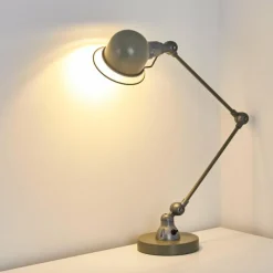 hofstein Lampe de table Arild Vert, Argenté, 1 lumière