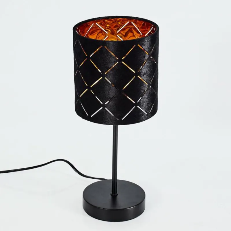 Lampes En Tissu-hofstein Lampe de table Arnoya Noir, 1 lumière