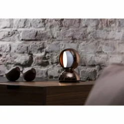 Lampe Design-Luminaires Artemide Lampe de table Artemide Eclisse Cuivre, 1 lumière