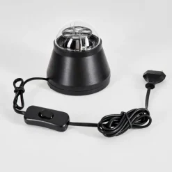 hofstein Lampe de table Atabueira LED Noir, 1 lumière, Changeur de couleurs