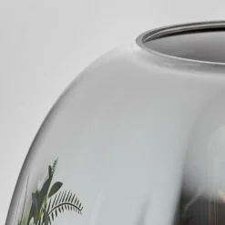 Suspension Verre Fumé-hofstein Lampe de table Augicourt Noir, 1 lumière