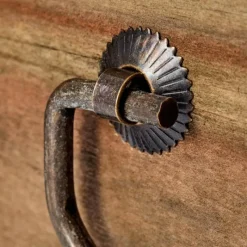 Style Boho-Chic-hofstein Lampe de table Avestruz Brun, Noir, 3 lumières