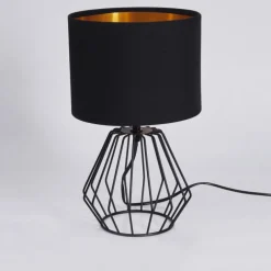 Lampes En Tissu-hofstein Lampe de table Avon Noir, 1 lumière