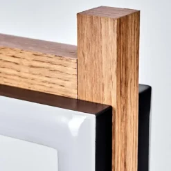 hofstein Lampe de table Ayajasco LED Couleur bois, Noir, 1 lumière