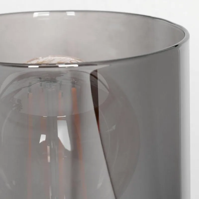 Suspension Verre Fumé-hofstein Lampe de table Azinhalinho Écru, Noir, 1 lumière