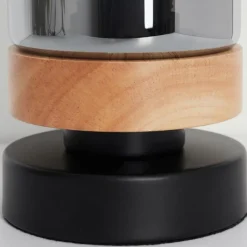 Suspension Verre Fumé-hofstein Lampe de table Azinhalinho Écru, Noir, 1 lumière