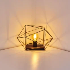 Lampes Dorées-hofstein Lampe de table Babol Noir, 1 lumière