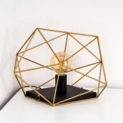 Lampes Dorées-hofstein Lampe de table Babol Noir, 1 lumière