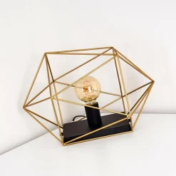 Lampes Dorées-hofstein Lampe de table Babol Noir, 1 lumière