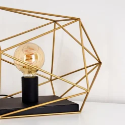 Lampes Dorées-hofstein Lampe de table Babol Noir, 1 lumière