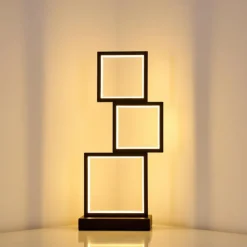 hofstein Lampe de table Bacolod LED Noir, 1 lumière* Lampes À Poser