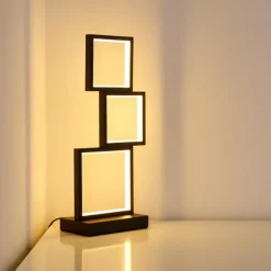 hofstein Lampe de table Bacolod LED Noir, 1 lumière* Lampes À Poser