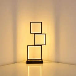 hofstein Lampe de table Bacolod LED Noir, 1 lumière* Lampes À Poser