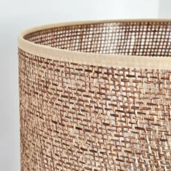 Lampes En Tissu-hofstein Lampe de table Balifoudray Écru, Noir, 1 lumière