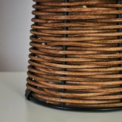 Lampes En Tissu-hofstein Lampe de table Balifoudray Écru, Noir, 1 lumière