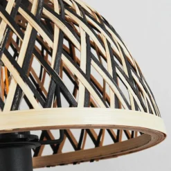 Style Boho-Chic-hofstein Lampe de table Barayn Écru, Noir, 1 lumière