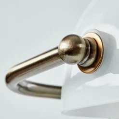 Luminaires Rustiques-hofstein Lampe de table Barbe Laiton, Noir, 1 lumière