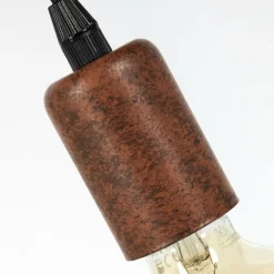 Lampes Industrielles-hofstein Lampe de table Barbengo Rouille, Noir, 1 lumière