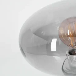 Suspension Verre Fumé-hofstein Lampe de table Barnegat Noir, 1 lumière