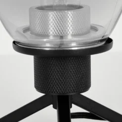 Suspension Verre Fumé-hofstein Lampe de table Barnegat Noir, 1 lumière