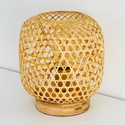 Luminaires Scandinaves-hofstein Lampe de table Batumi Brun, 1 lumière