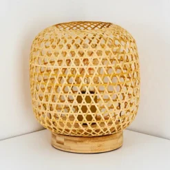 Luminaires Scandinaves-hofstein Lampe de table Batumi Brun, 1 lumière