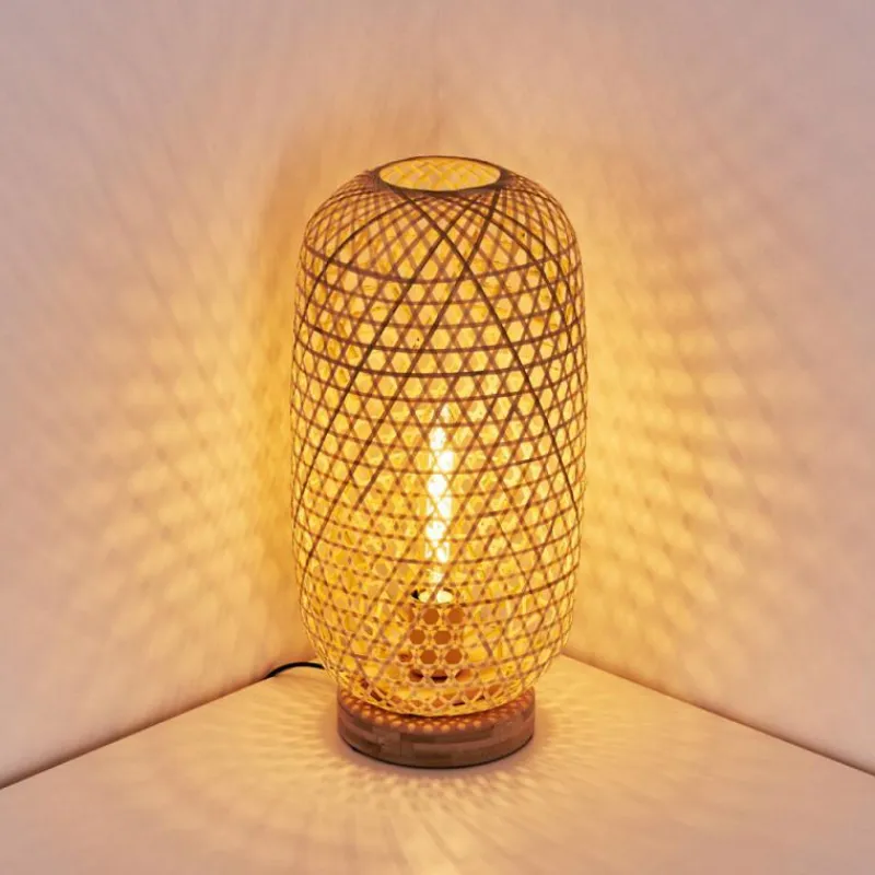 Luminaires Scandinaves-hofstein Lampe de table Batumi Brun, 1 lumière