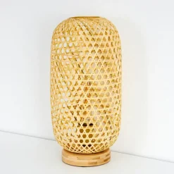 Luminaires Scandinaves-hofstein Lampe de table Batumi Brun, 1 lumière