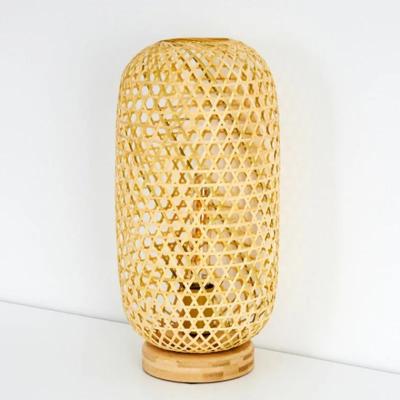 Luminaires Scandinaves-hofstein Lampe de table Batumi Brun, 1 lumière