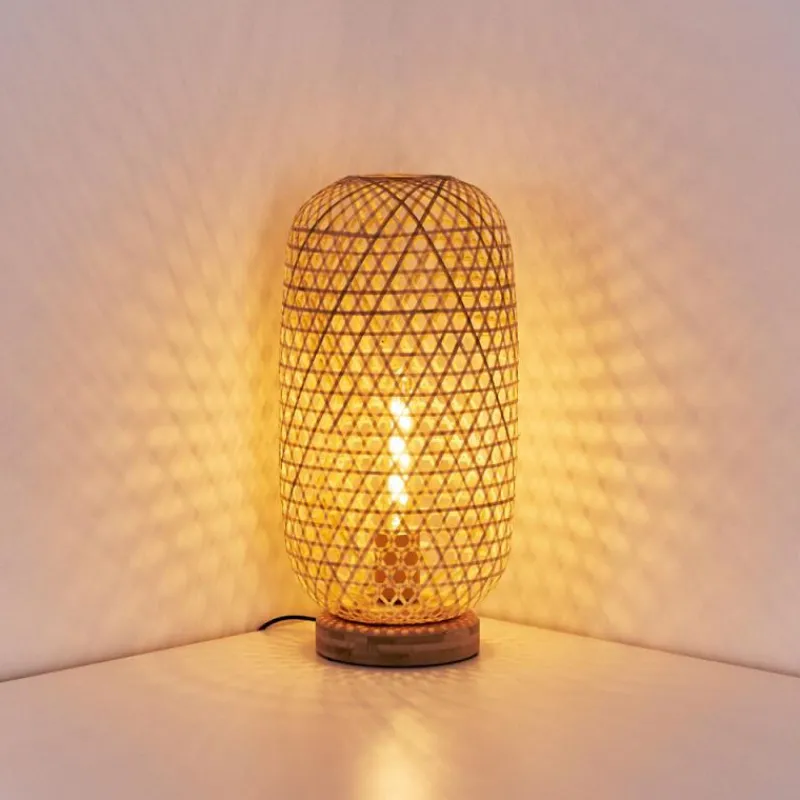 Luminaires Scandinaves-hofstein Lampe de table Batumi Brun, 1 lumière