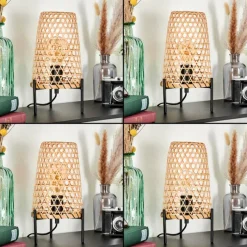 Luminaires Scandinaves-hofstein Lampe de table Bauro Écru, Noir, 1 lumière