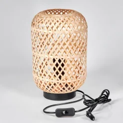 Luminaires Scandinaves-hofstein Lampe de table Bauro Écru, Noir, 1 lumière